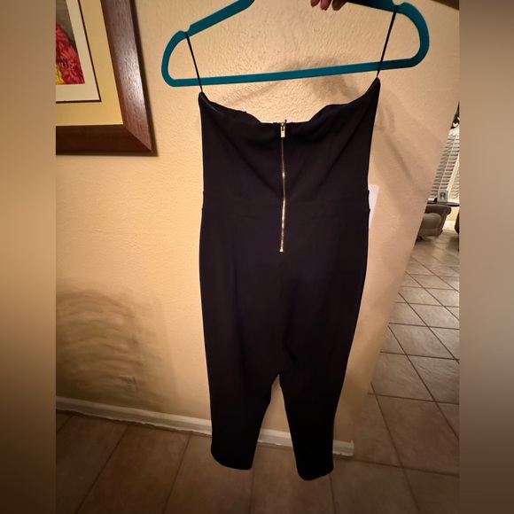 Express Black Strapless Romper - Picture 4 of 5